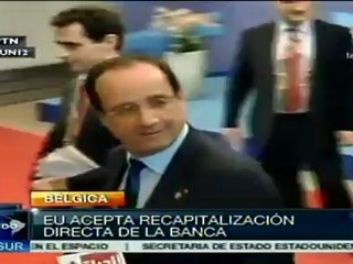 Unión Europea aprobó rescate para bancos de Italia y España
