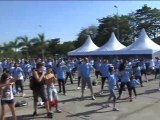 Dança, saúde e energia no Parque Villa-Lobos, em São Paulo