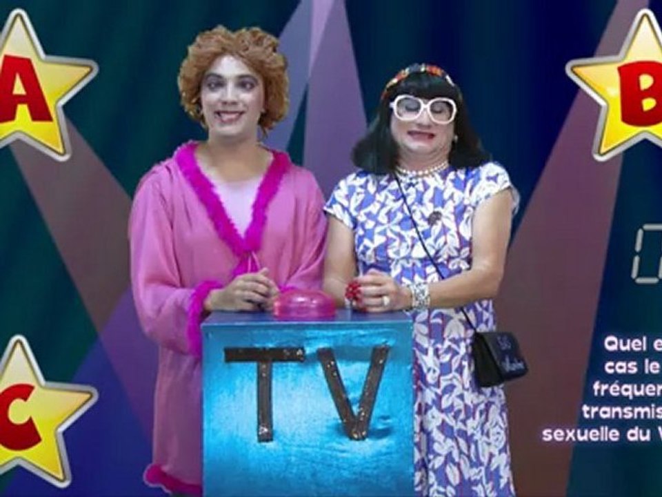 Prévention VIH Question 13 / Martine Superstar et Jean-Philippe Set