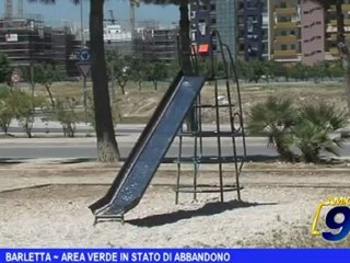 Barletta | Area verde in stato di abbandono