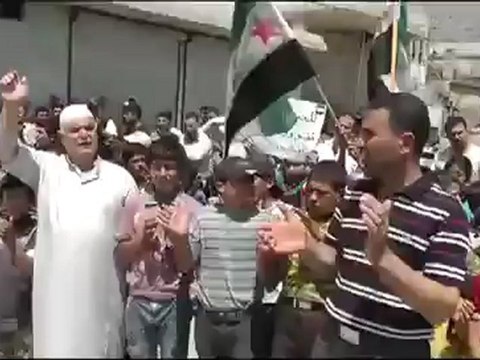 Syria فري برس ادلب الكستن جمعة واثقون بنصر الله 29 6 2012ج3 Idlib