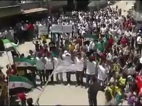 Syria فري برس ادلب الكستن جمعة واثقون بنصر الله 29 6 2012ج2 Idlib