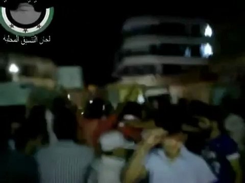Syria فري برس حماه المحتلة السلمية مظاهرة مسائية 29 6 2012 Hama