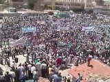 Syria فري برس حلب الباب  مظاهرة ساحة الحرية حاشدة 29 6 2012 Aleppo