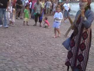 Japanese outdoor theatre: one man show