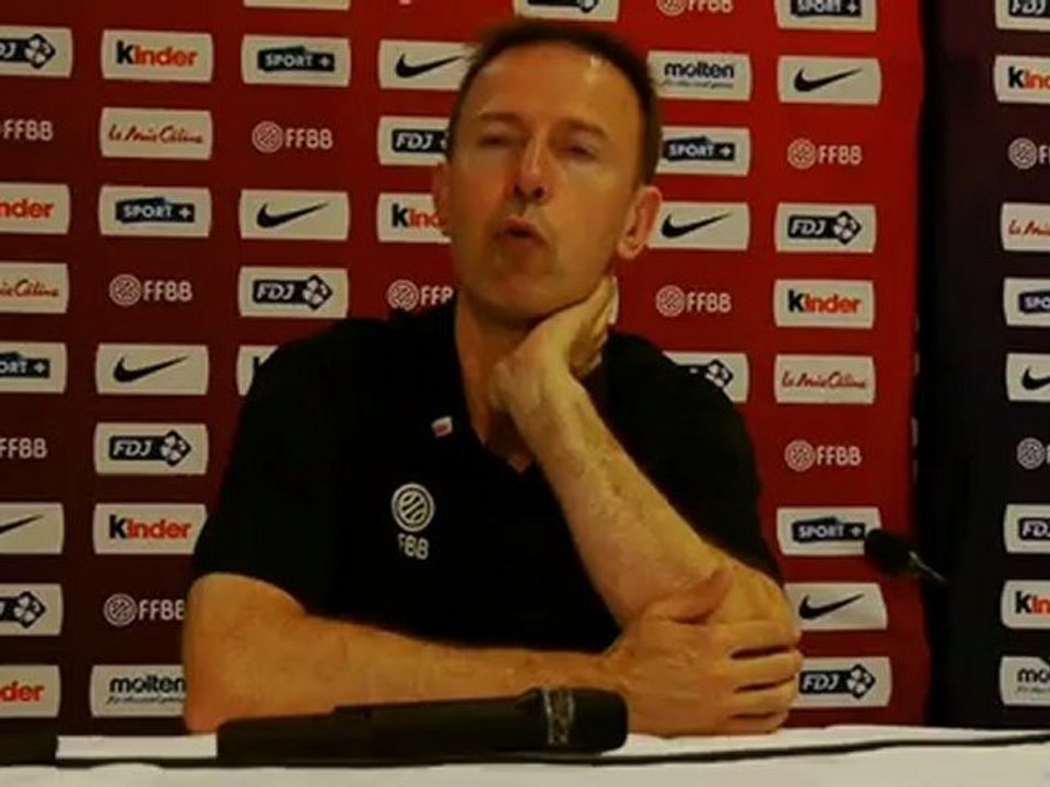 Réaction Vincent Collet, France-Côte d'Ivoire, Toulouse- 29 juin