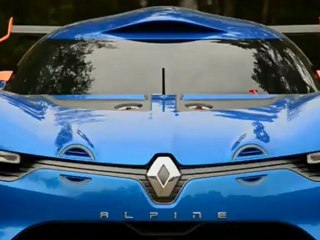 Renault Alpine A110-50 in motion @Mortefontaine racetrack