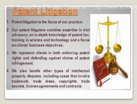 Patent Litigation - Patent Infringement, Intellectual Property Attorneys