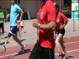 Stage de course Amputés 2012