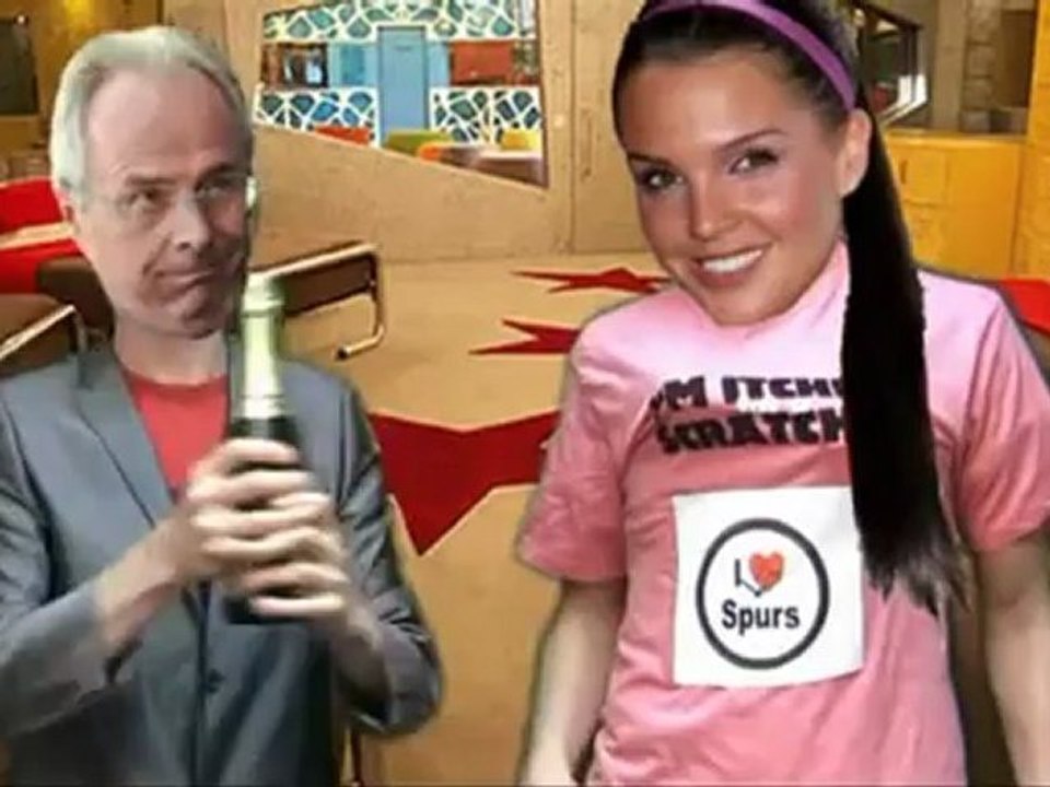Sven tries it on with Danielle Lloyd