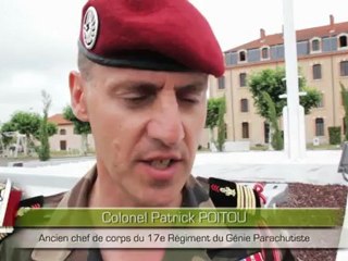 SAR Caroline de Monaco nouvelle marraine du 17e régiment du génie parachutiste - juillet 2012