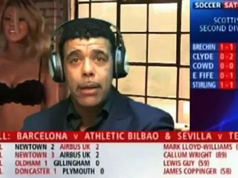 Unseen footage of Chris Kamara getting caught out by Jeff Stelling