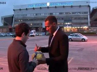 John Carew shows off his skills outside Villa Park!