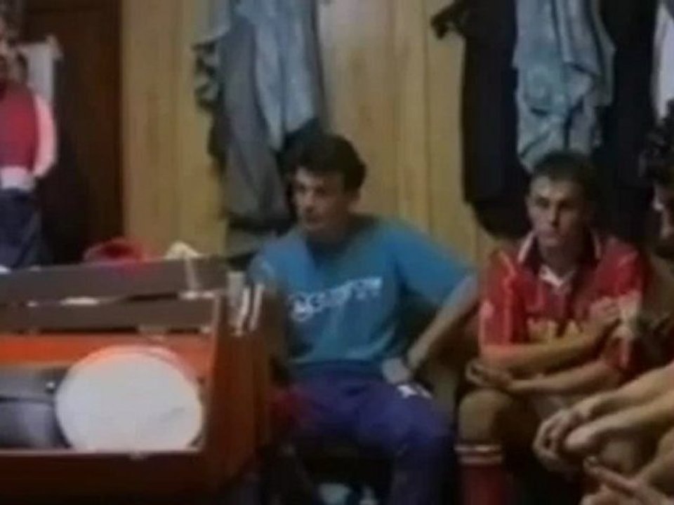 England team talk for Slovenia game