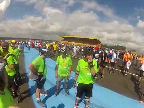 Les Chtiovs parade 1ère partie 24 heures du mans roller juin 2012