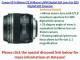 FOR SALE Canon EF-S 60mm f2.8 Macro USM Digital SLR Lens for EOS Digital SLR Cameras