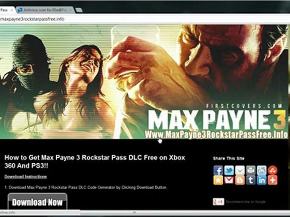 How to unlock Max Payne 3 Rockstar Pass DLC Free! - Xbox 360 - PS3