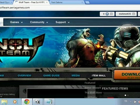 wolfteam aeria hediye kazanma mehmethileportal