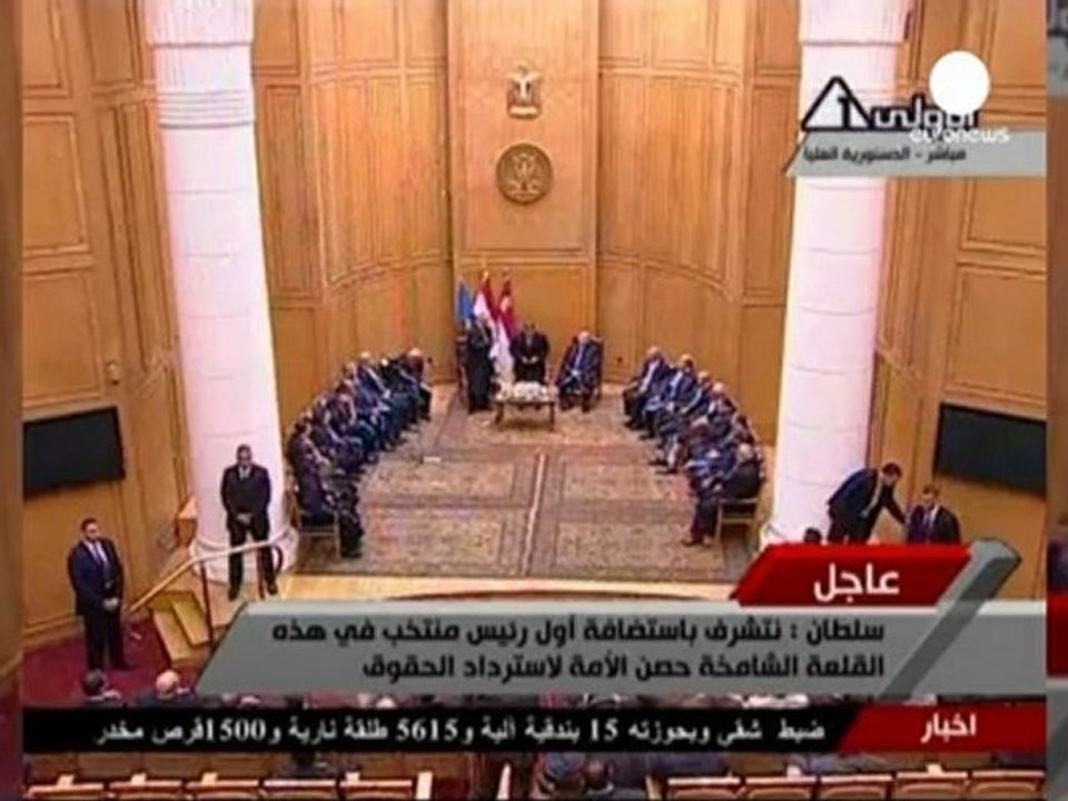 Mohamed Morsi inaugurated as President of Egypt