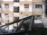 Syria فري برس  حمص تدمير المنازل واحترقها بحي القصور بحمص 30 6 2012 Homs