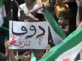 Syria فري برس حماه المحتلة طريق حلب الجديد   جمعة واثقون بنصر الله Hama