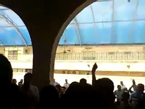 Syria فري برس حماه المحتلة الطلبة الأحرار جامع الايمان 29 6 2012 Hama
