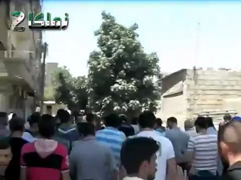 Syria فري برس ريف دمشق زملكا ، جمعة واثقون بنصر الله الله أكبر حرية 29 6 2012 ، ج3 Damascus
