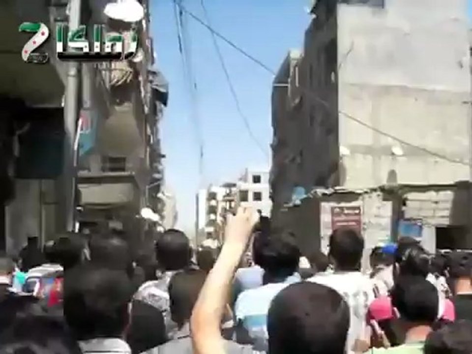 Syria فري برس ريف دمشق زملكا ، جمعة واثقون بنصر الله  الله أكبر حرية 29  6  2012 ، ج1 Damascus