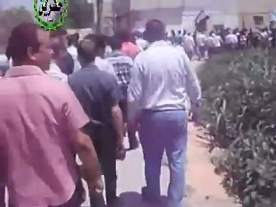 Syria فري برس ريف دمشق  جسرين مظاهرة جمعة واثقون بنصر الله  29 6 2012 ج2 Damascus