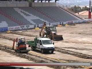 Football (Ligue 1) - Avancée des travaux du stade de l'AC Ajaccio