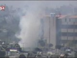 Syria فري برس  ريف دمشق دوما سحب الدخان الابيض نتيجة القصف على المدينة منذ الصباح 29 6 2012 Damascus
