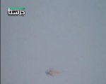 Syria فري برس  ريف دمشق تحليق الطيران الحربي فوق سماء مدينة حرستا 29 6 2012 Damascus