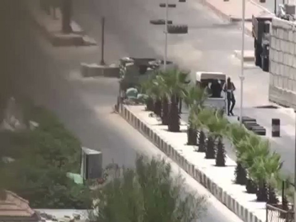 Syria فري برس  ريف دمشق  الكسوة المحتلة   أنتشار عناصر الأمن والشبيحة 29 6 2012 ج3 Damascus