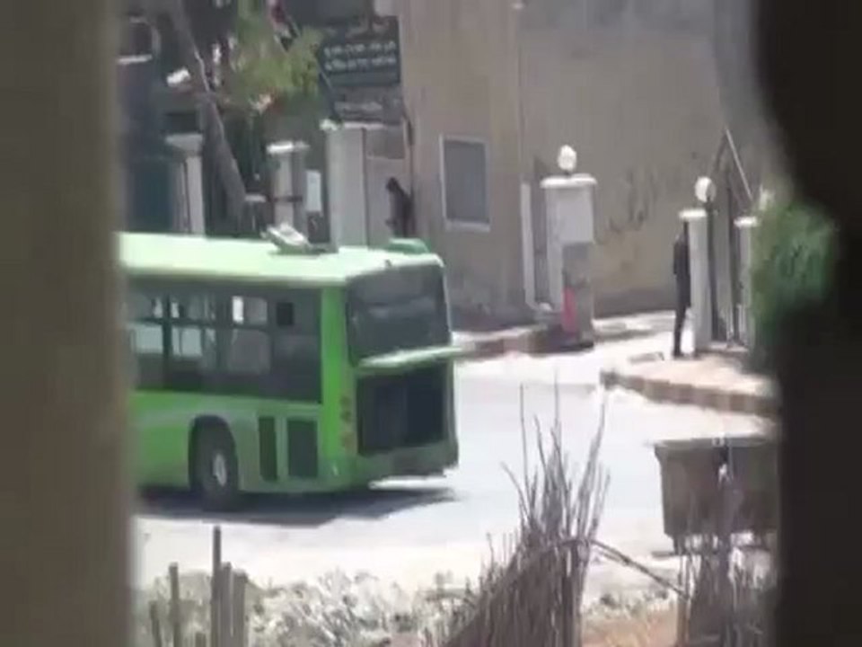 Syria فري برس  ريف دمشق  الكسوة المحتلة   أنتشار عناصر الأمن والشبيحة 29 6 2012 ج2 Damascus