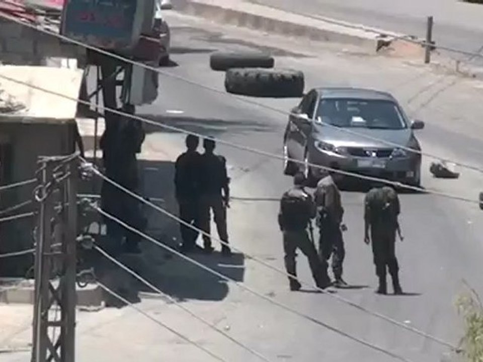 Syria فري برس  ريف دمشق  الكسوة المحتلة   أنتشار عناصر الأمن والشبيحة 29 6 2012 ج1 Damascus