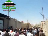 Syria فري برس   ريف دمشق حرستا  مطاهرة البركات  جمعة واثقون بنصر الله 29 6 2012 Damascus