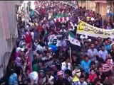 Syria فري برس  ريف دمشق يبرود  مظاهرة رائعة للثوار الأحرار 29 06 2012    ج 1 Damascus