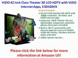 VIZIO 42 Inch Class Theater 3D LCD HDTV with VIZIO Internet Apps, E3D420VX