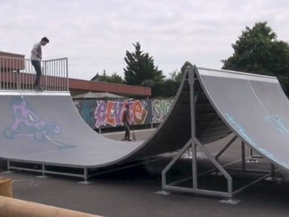 Le Nouveau skatepark à Auxerre plaît aux jeunes