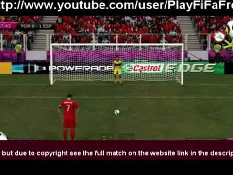 Euro 2012 final match Spain - Italy goals