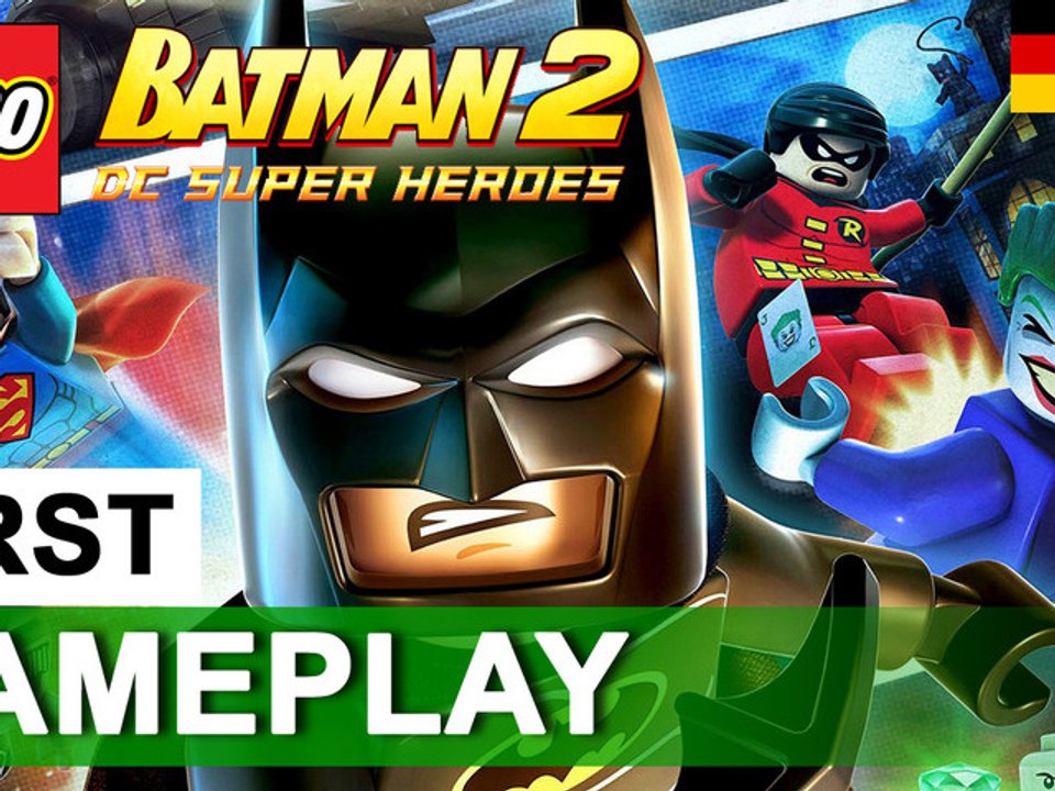 LEGO Batman 2 DC Super Heroes - First 14 Minutes Gameplay (Deutsch) | 2012 | HD
