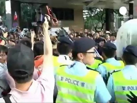 Visite de Hong Kong très agitée pour le président chinois
