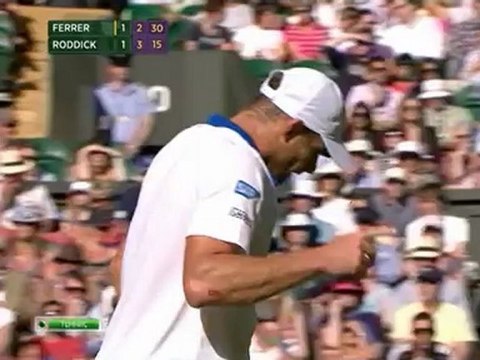 Wimbledon 2012 - 3rd Round - Ferrer vs Roddick 111