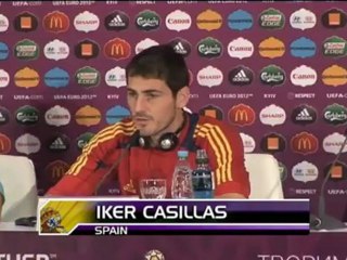 Spagna, Casillas: "Non siamo noi i favoriti"
