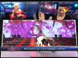 Valeria Archimó y Reynaldo Ojeda  bailando reggaeton