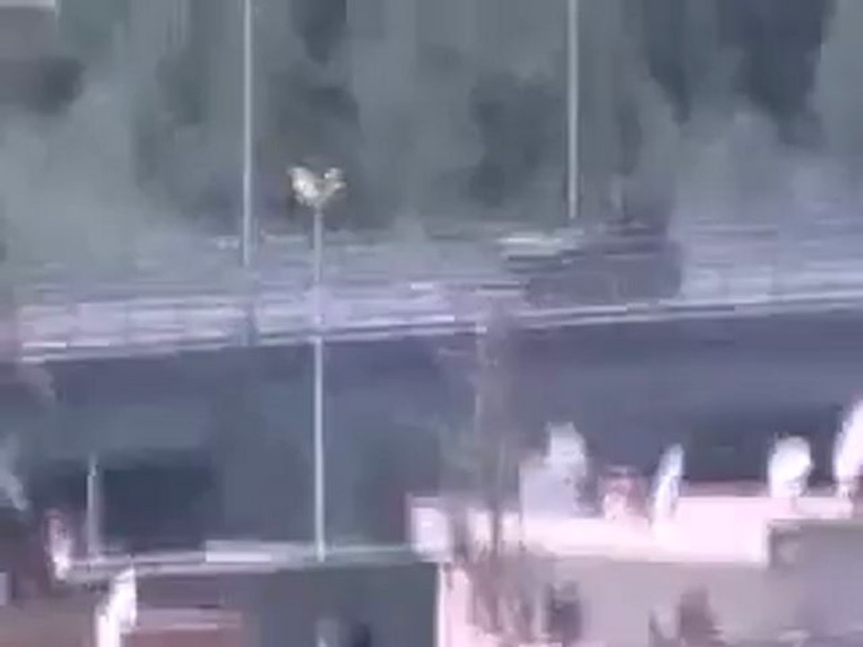 Syria فري برس ديرالزور  دبابات كتائب الأسد على جسر حطلة بديرالزور 30 6 2012 Deirezzor