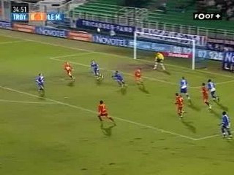 2e But de Matsui contre Troyes 2005-2006