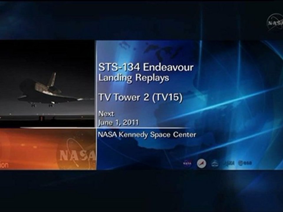 [STS-134] Landing Replays