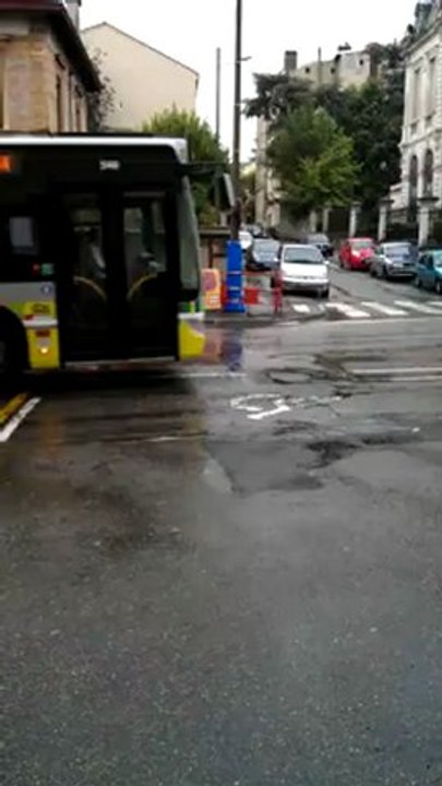 Lignes du Gier - Un Citaro (le 540) lors du 1er jour d'exploitation