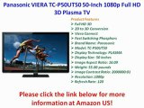 Panasonic VIERA TC-P50UT50 50-Inch 1080p Full HD 3D Plasma TV